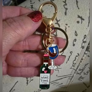 Wine Bag charm/Keychain New